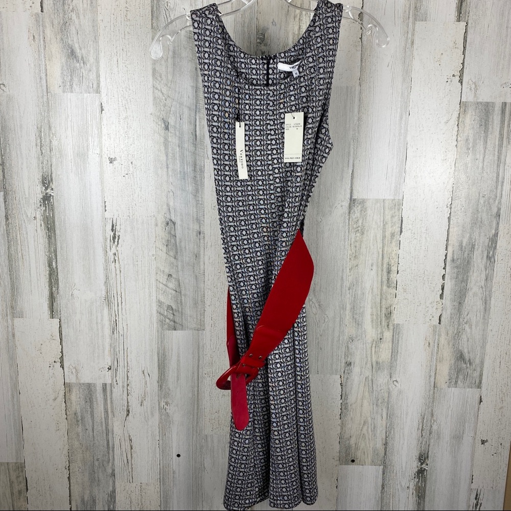 Vertigo Paris Dress Black Silver Size M NWT  $180